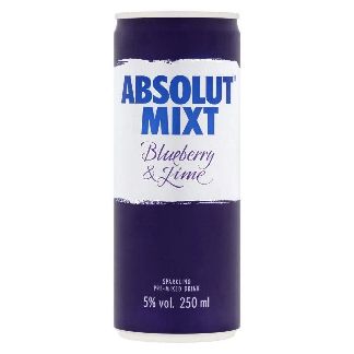 Absolut mixt blueberry Lime 250 ml