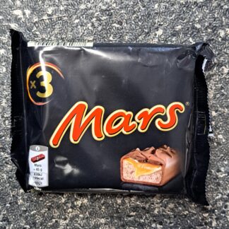 Mars Caramel, Nougat & Milk Chocolate Snack Bars Multipack 3x39.4g